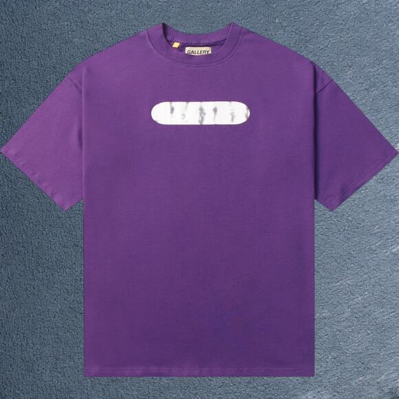 Gallery Dept Men's Purple Short Sleeve T-Shirt